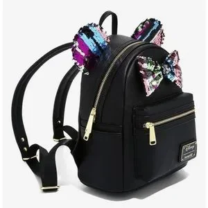Night life Party Loungefly Black RARE Iridescent Rainbow ***FIRM PRICE Loungefly | Bags | Night Life Party Loungefly Black Rare  main image 3